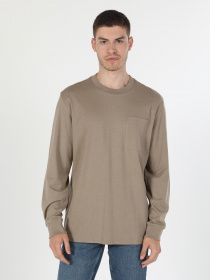 Лонгслив Colin’s модель CL1059666BEI Фото