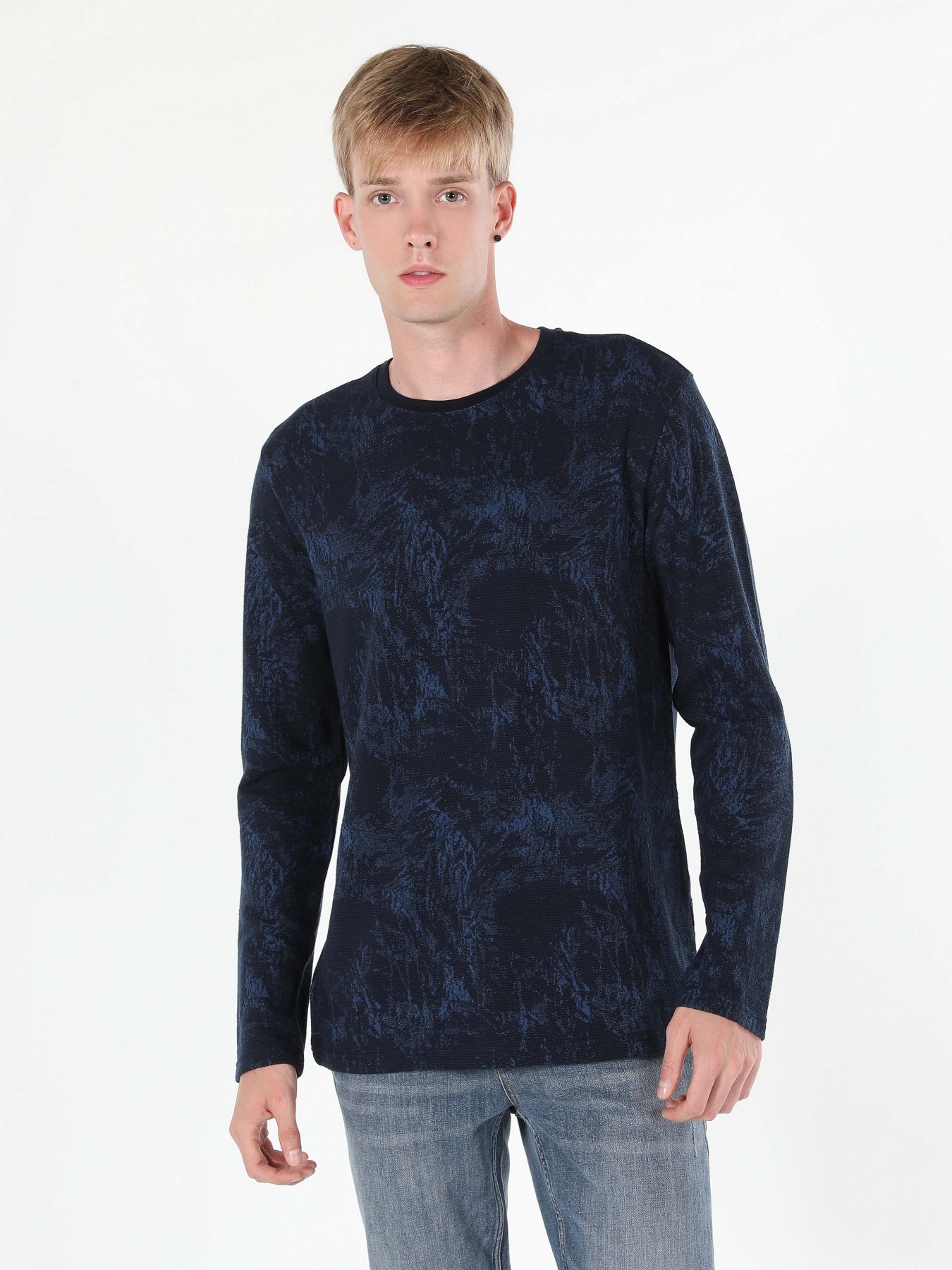 Лонгслив Colin’s модель CL1060214NAV Фото