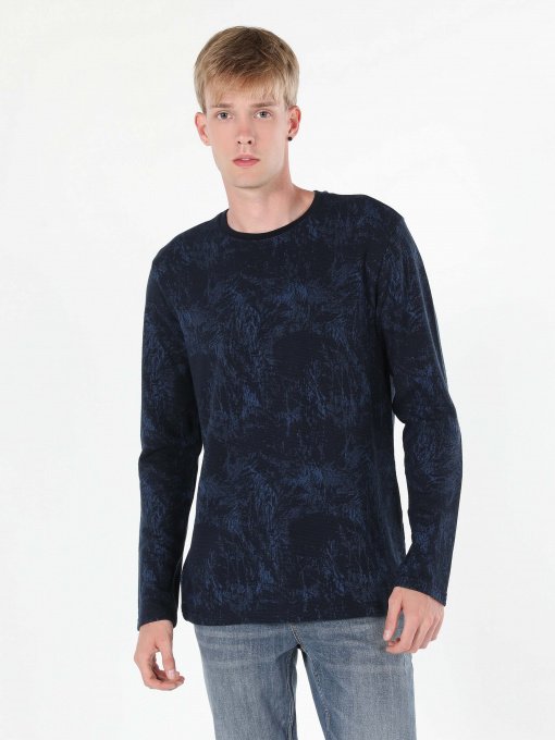 Лонгслив Colin’s модель CL1060214NAV Фото