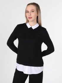 Джемпер Colin’s модель CL1060280BLK Фото