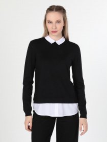 Джемпер Colin’s модель CL1060280BLK Фото