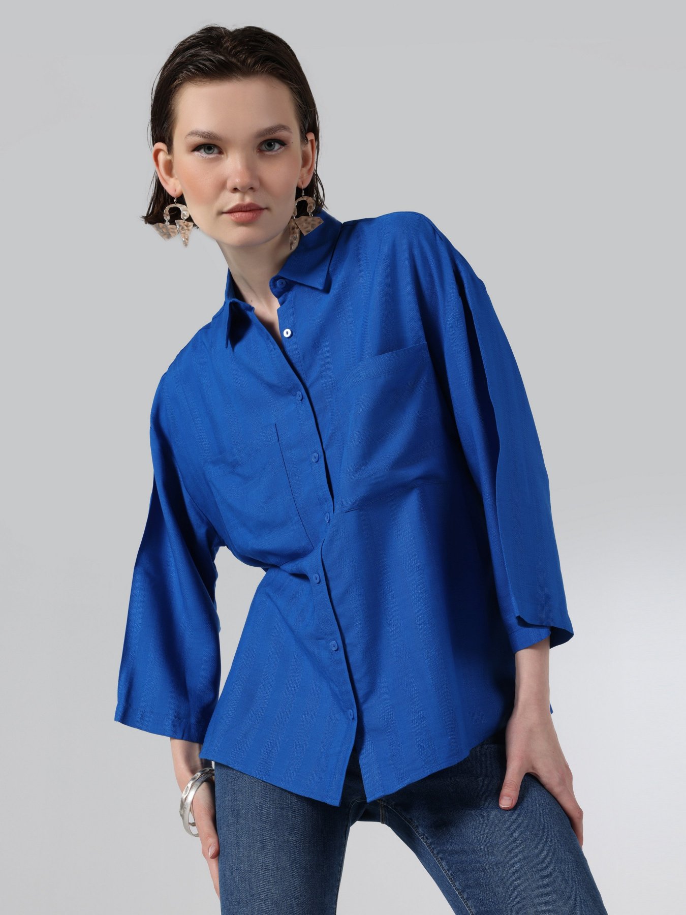 Рубашка повседневная Colin’s модель CL1060285BLS Фото