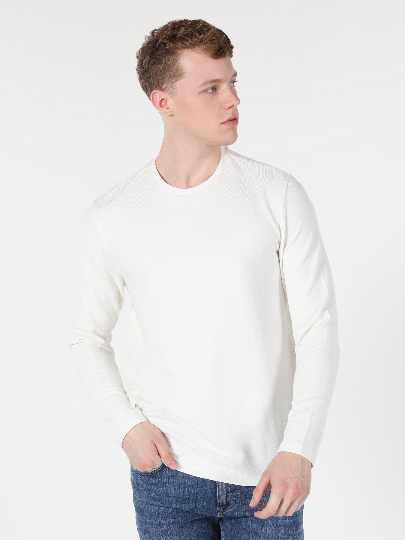 Лонгслив Colin’s модель CL1060482OFW Фото