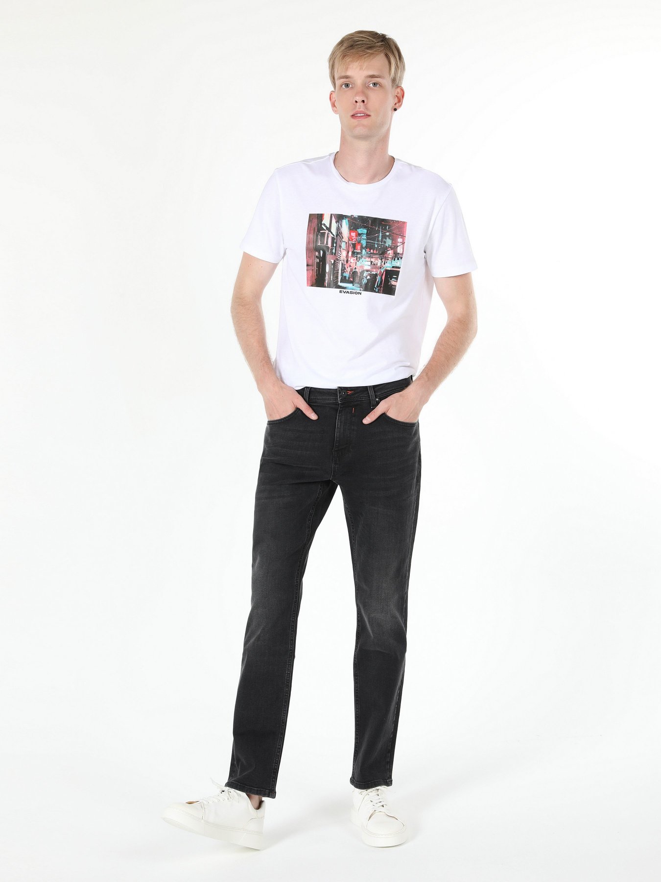 Зауженные джинсы Colin’s 045 David модель CL1060484DN41207 Фото