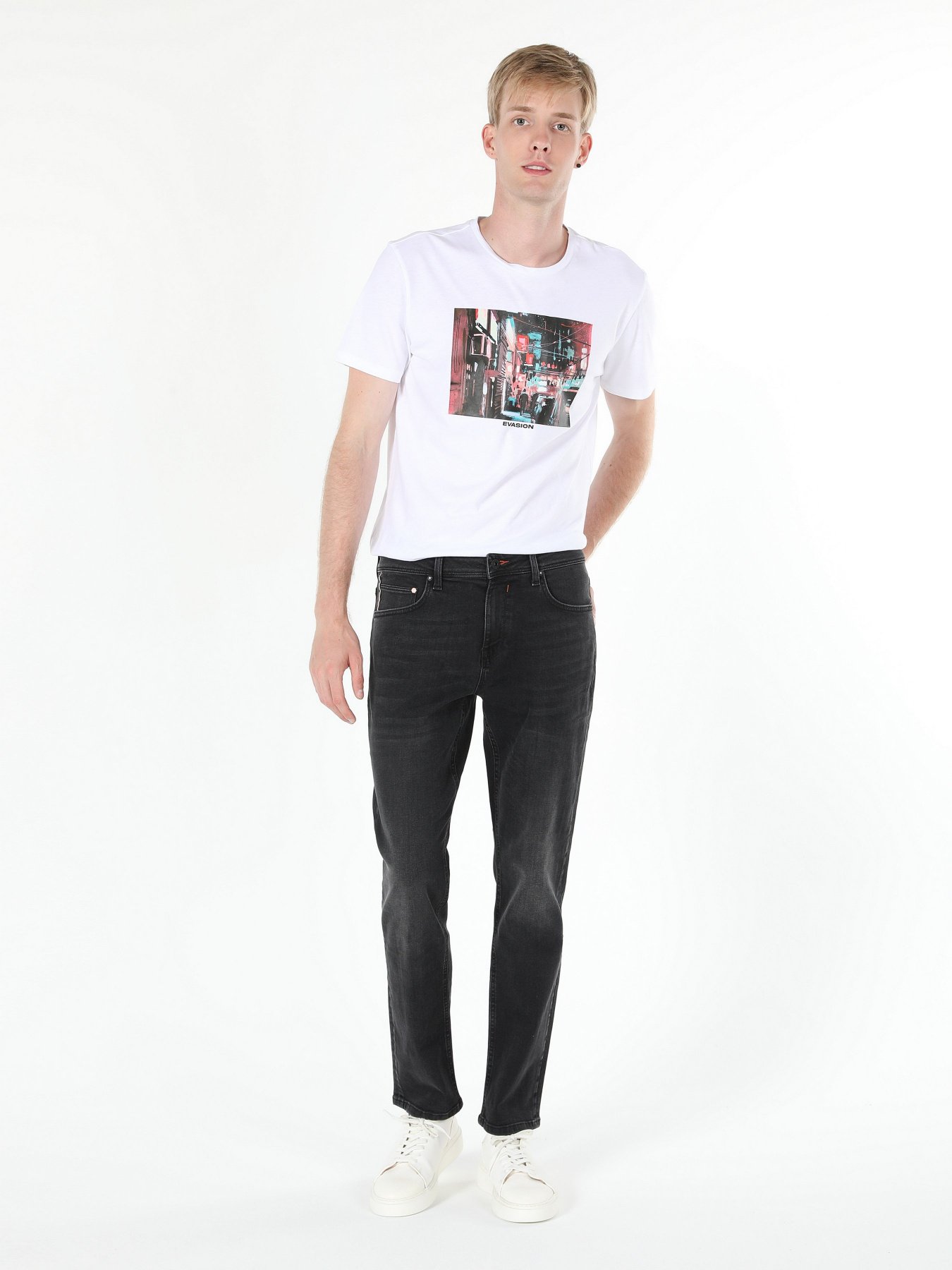 Зауженные джинсы Colin’s 045 David модель CL1060484DN41207 Фото