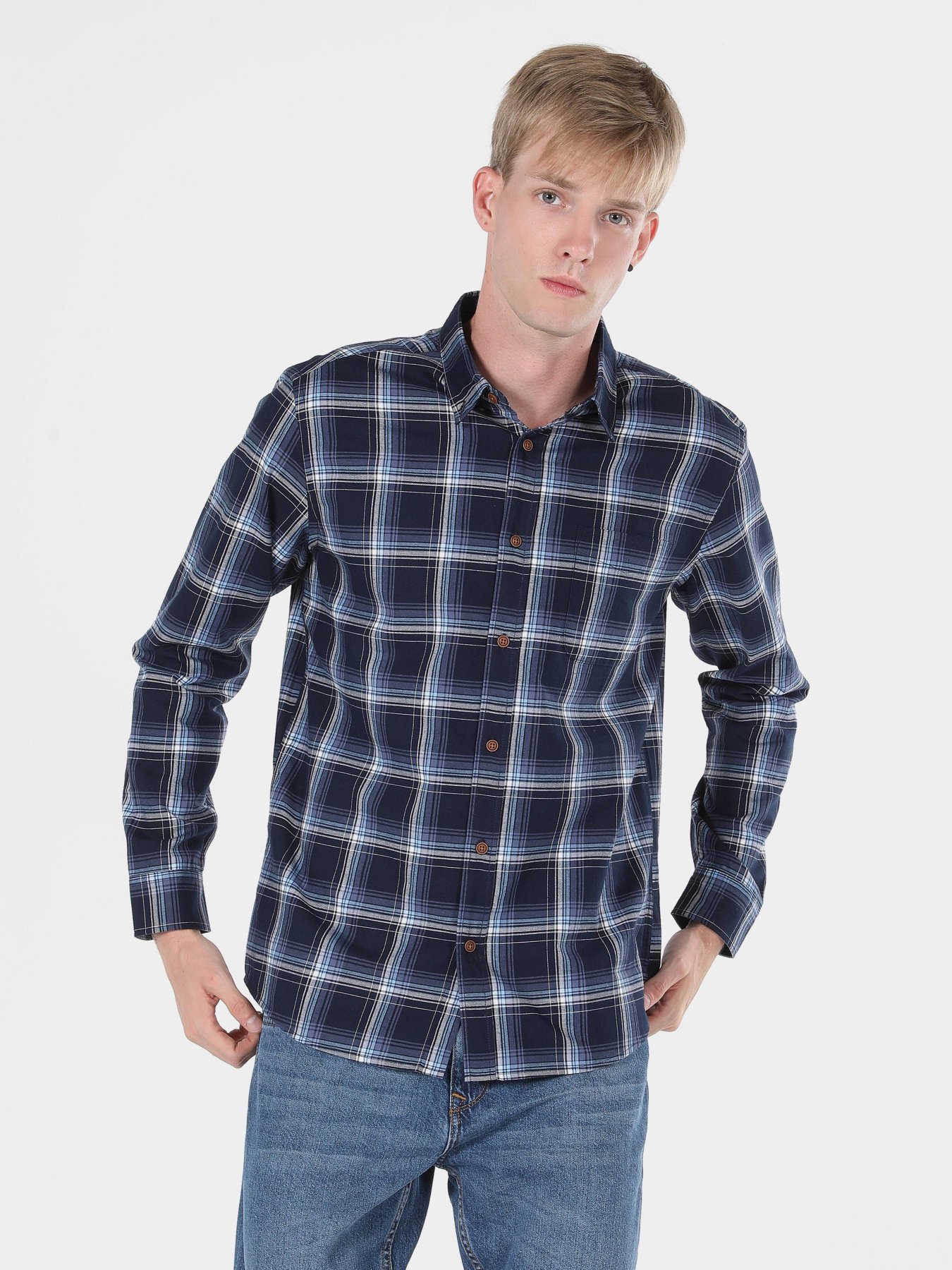 Рубашка Colin’s модель CL1060579NAV Фото