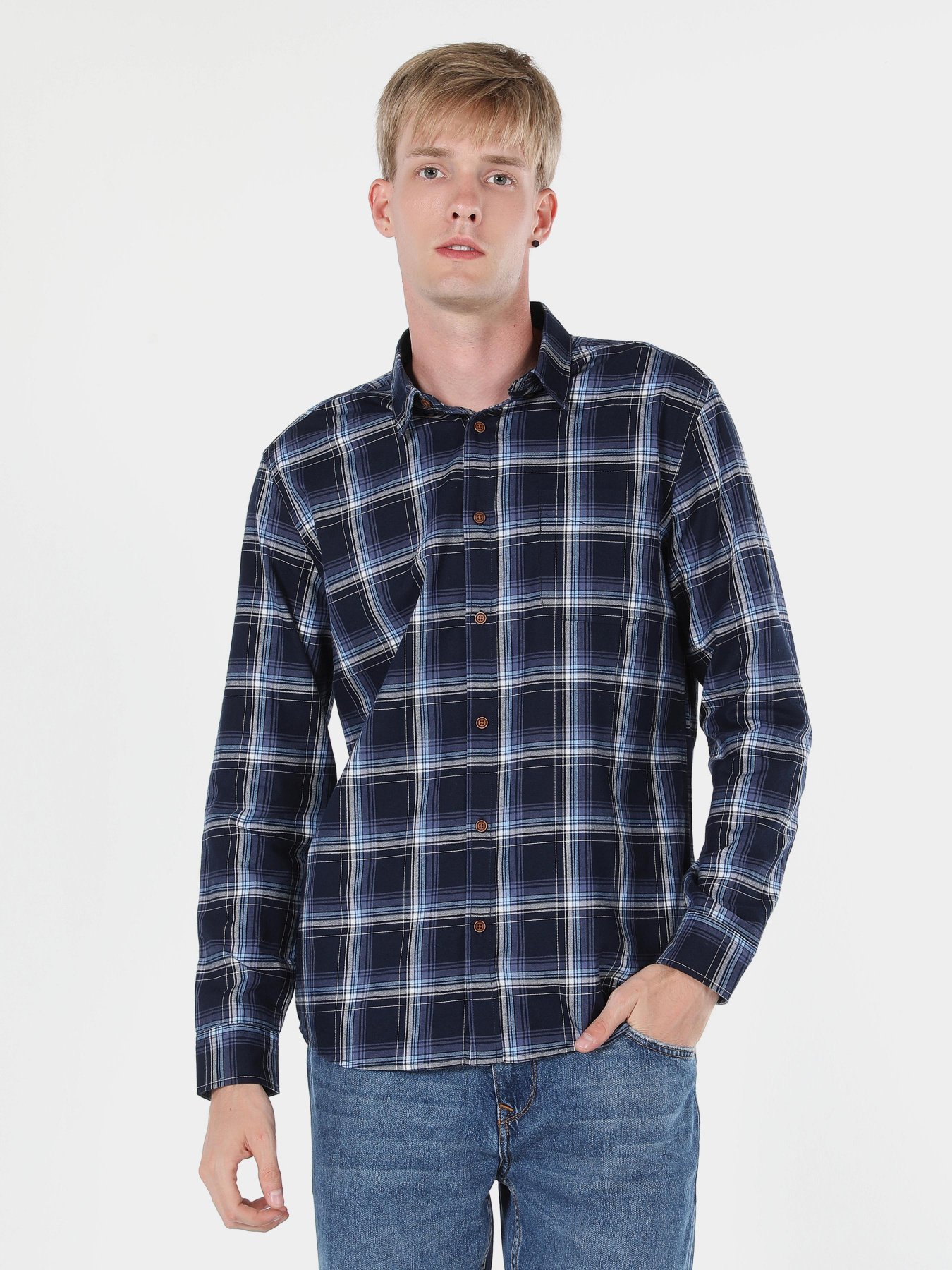 Рубашка Colin’s модель CL1060579NAV Фото