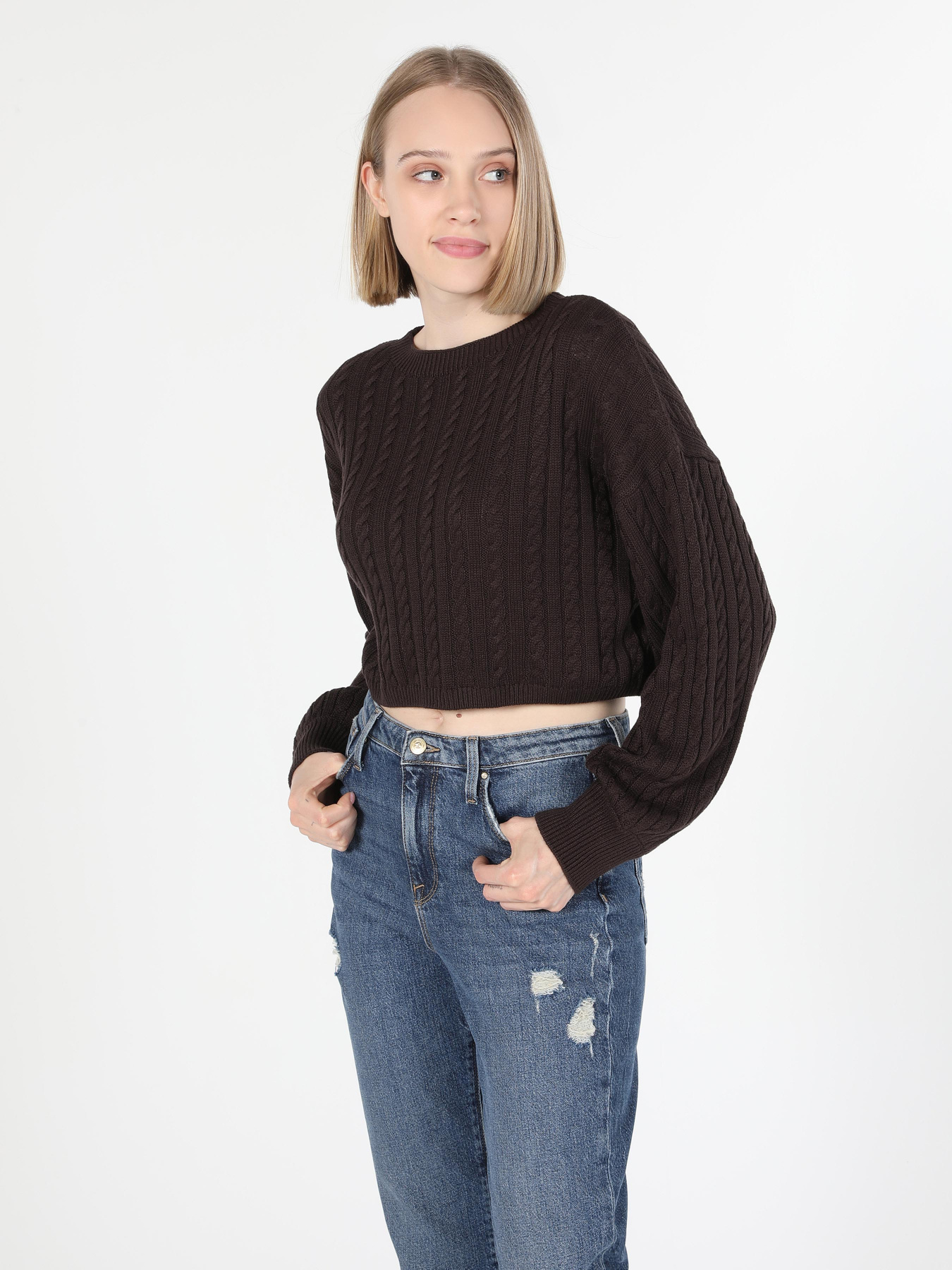 Джемпер Colin’s модель CL1060691BRW Фото