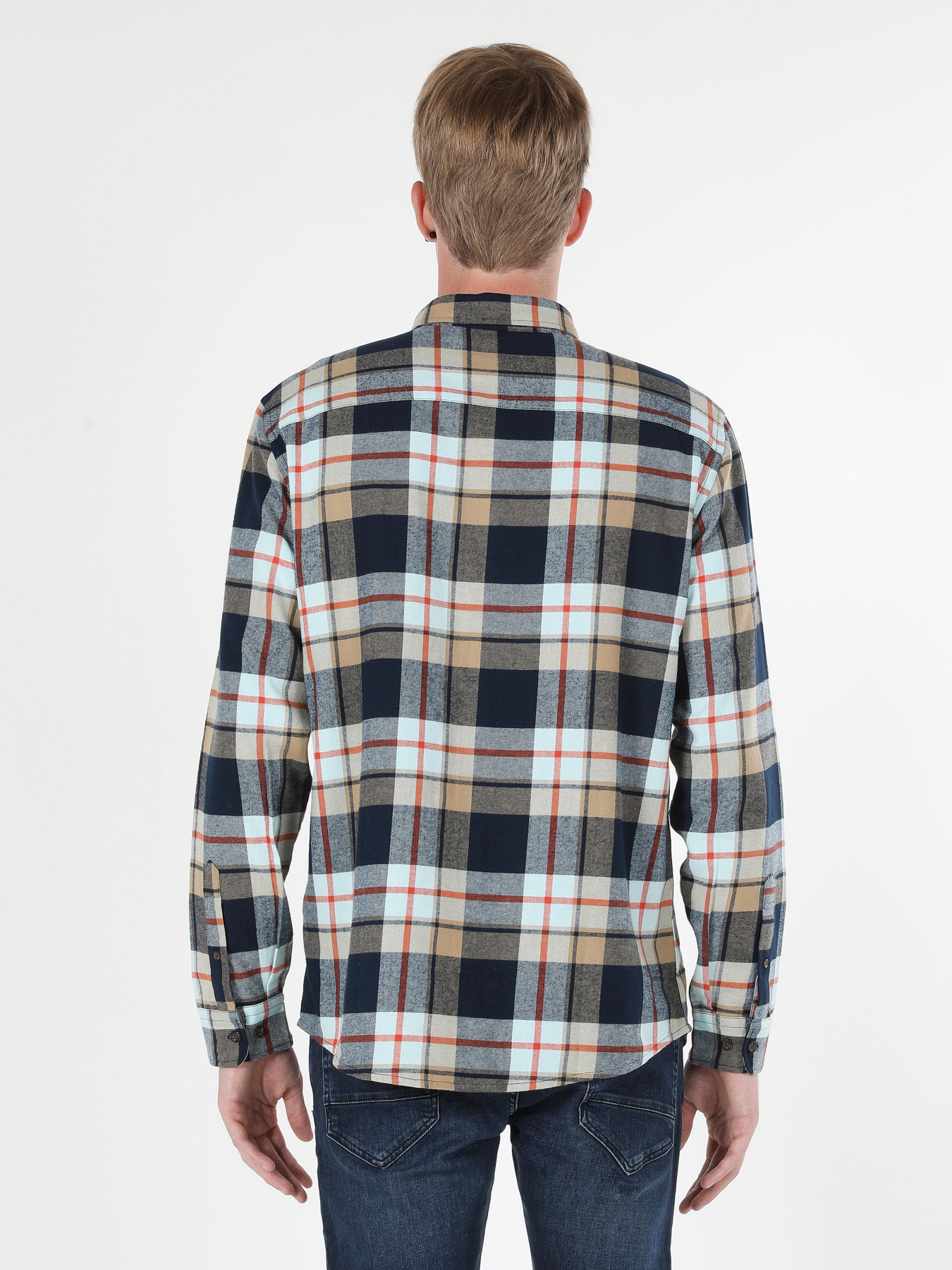 Рубашка повседневная Colin’s модель CL1060907NAV Фото