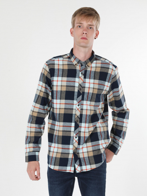 Рубашка повседневная Colin’s модель CL1060907NAV Фото