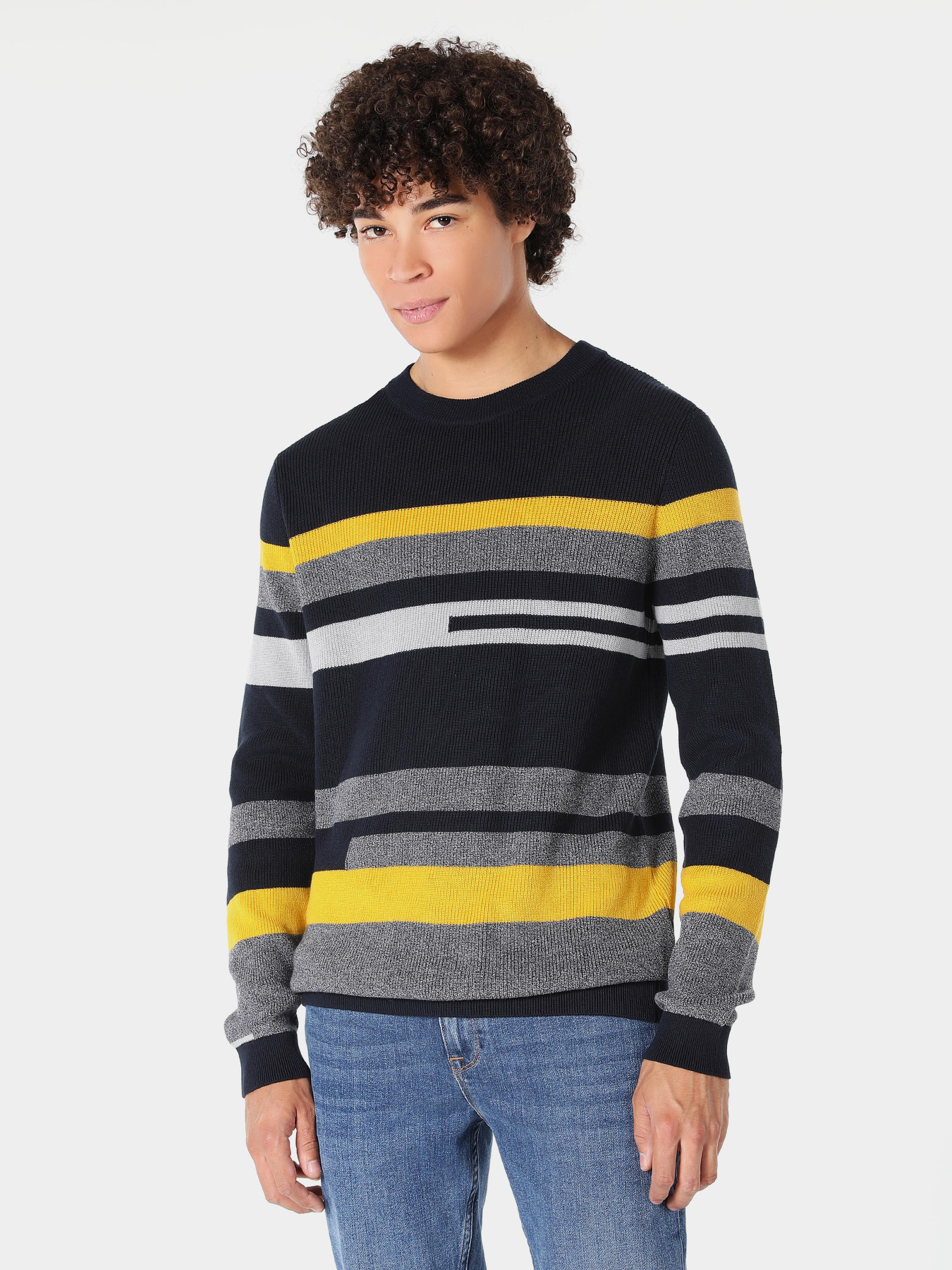 Джемпер Colin’s модель CL1060910NAV Фото