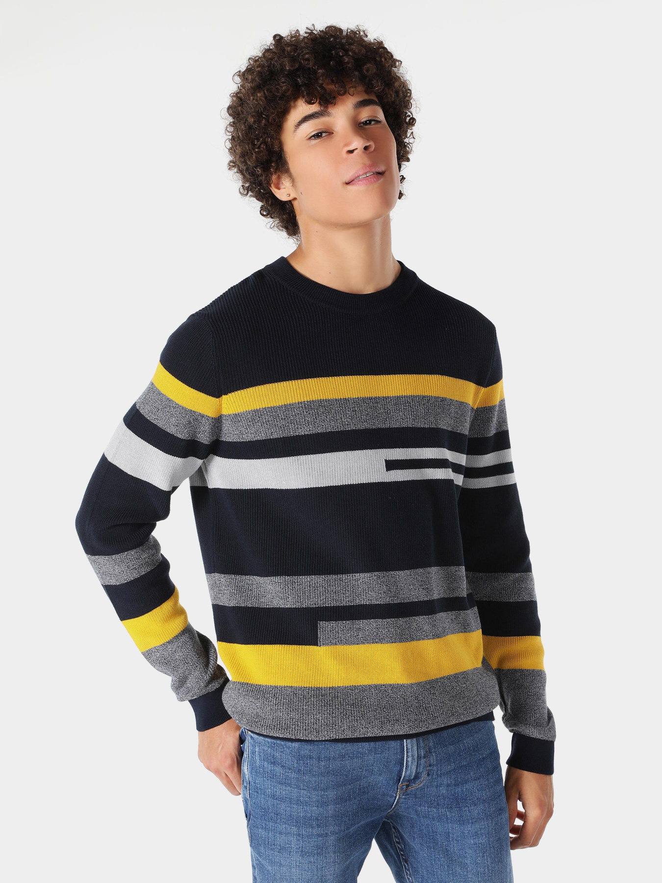 Джемпер Colin’s модель CL1060910NAV Фото