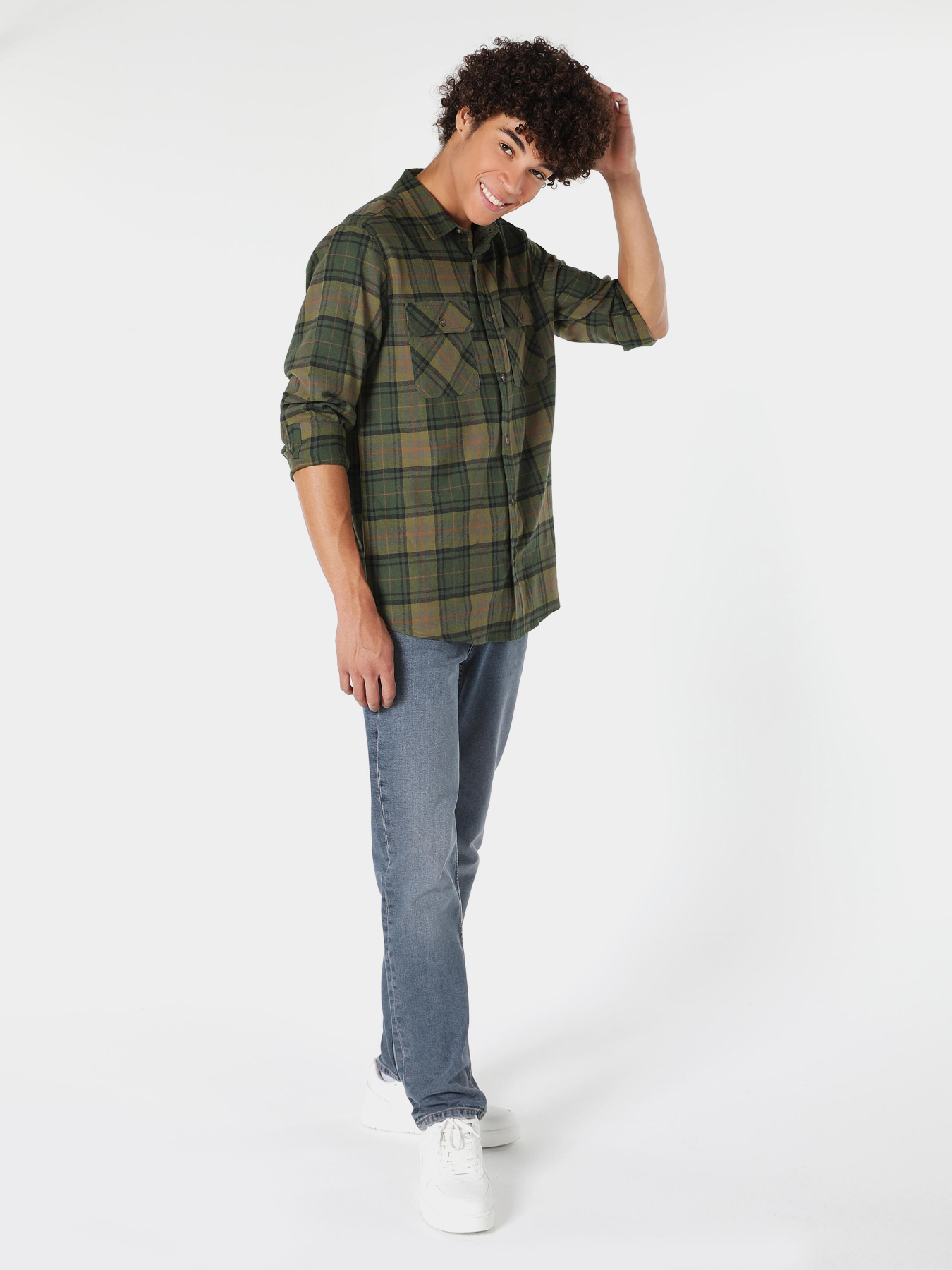 Сорочка повсякденна Colin’s модель CL1061026KHA Фото