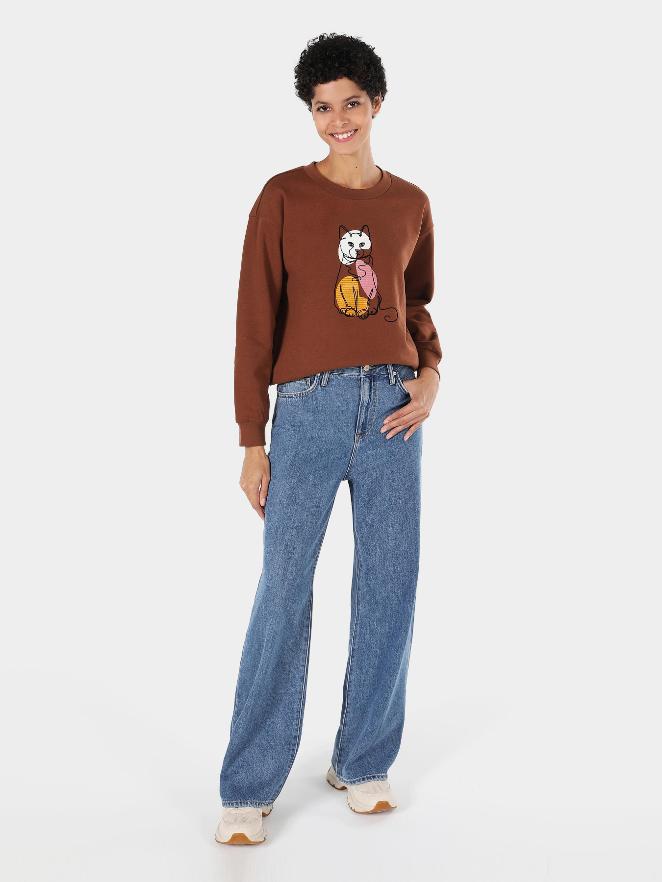 Свитшот Colin’s модель CL1061085BRW Фото