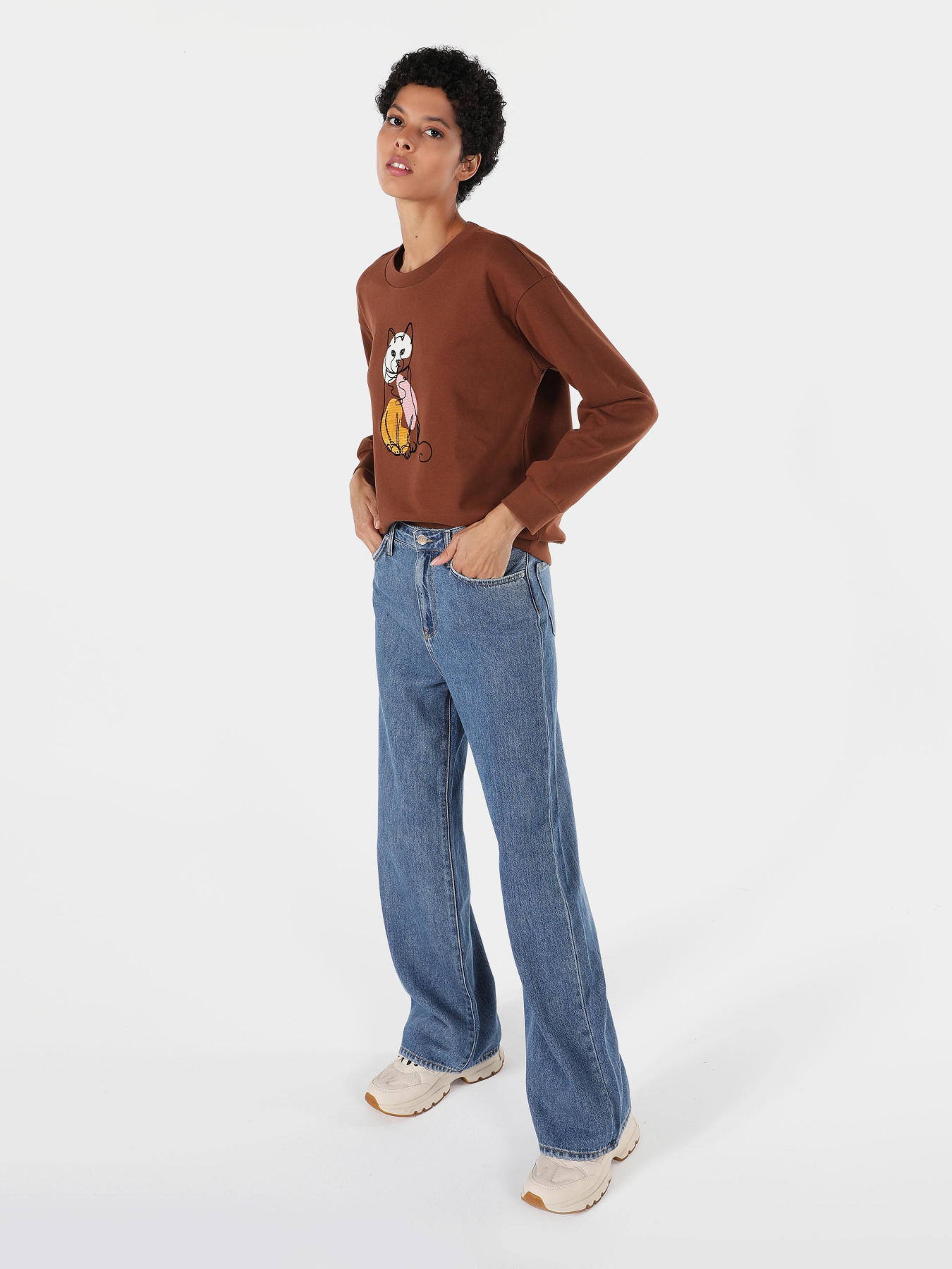 Свитшот Colin’s модель CL1061085BRW Фото