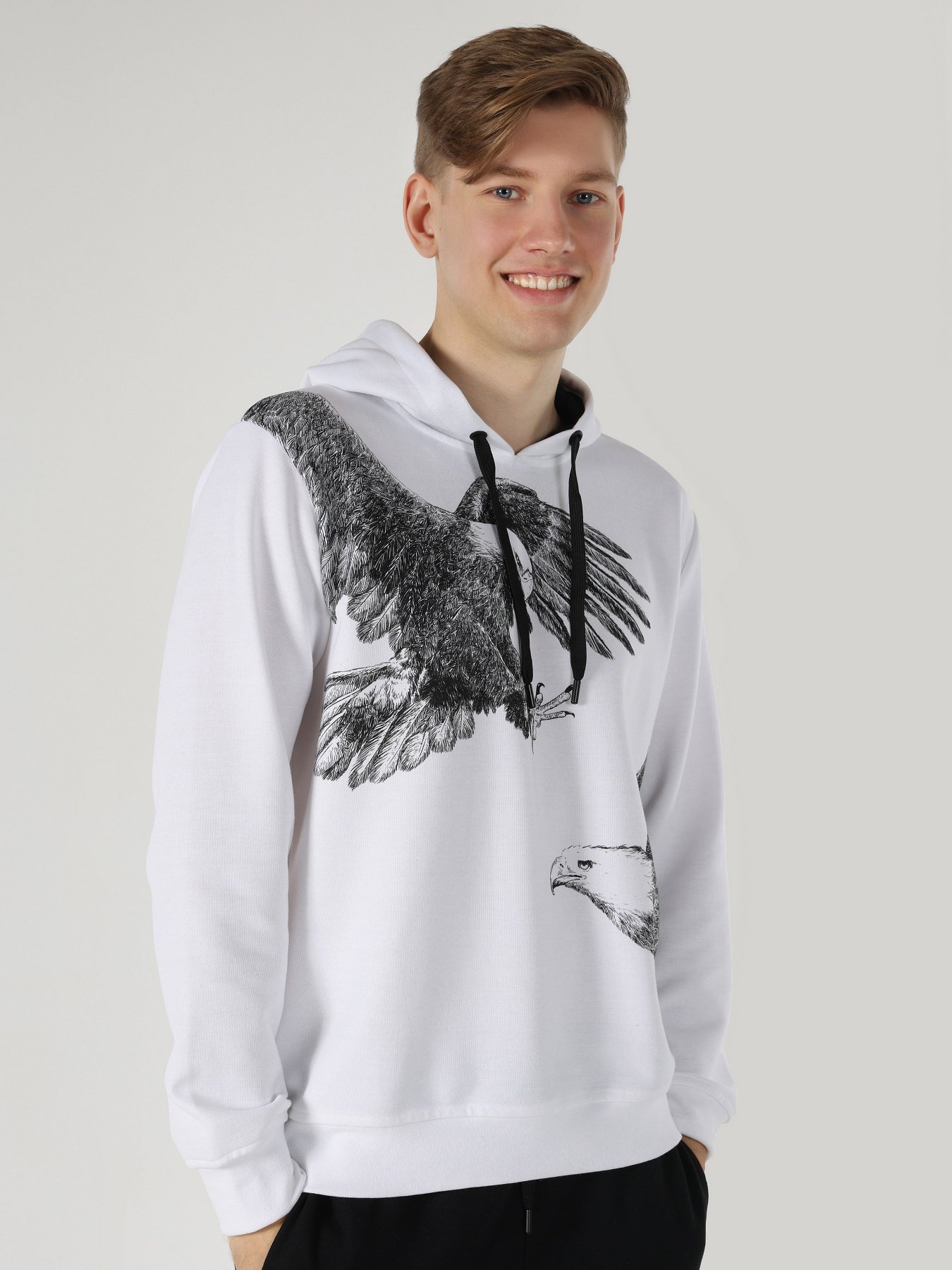 Свитшот Colin’s модель CL1061757WHT Фото