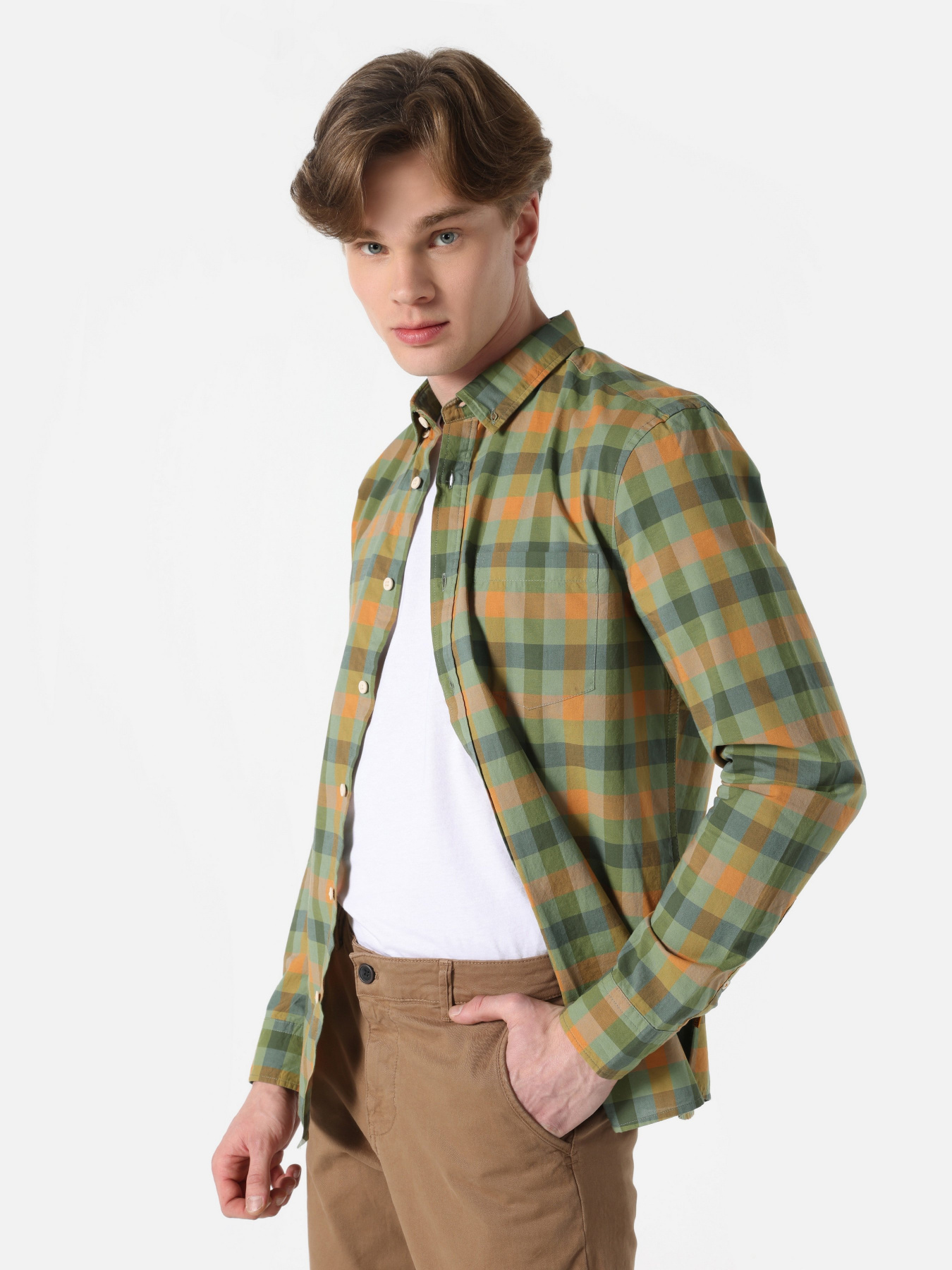 Сорочка повсякденна Colin’s модель CL1062868KHA Фото