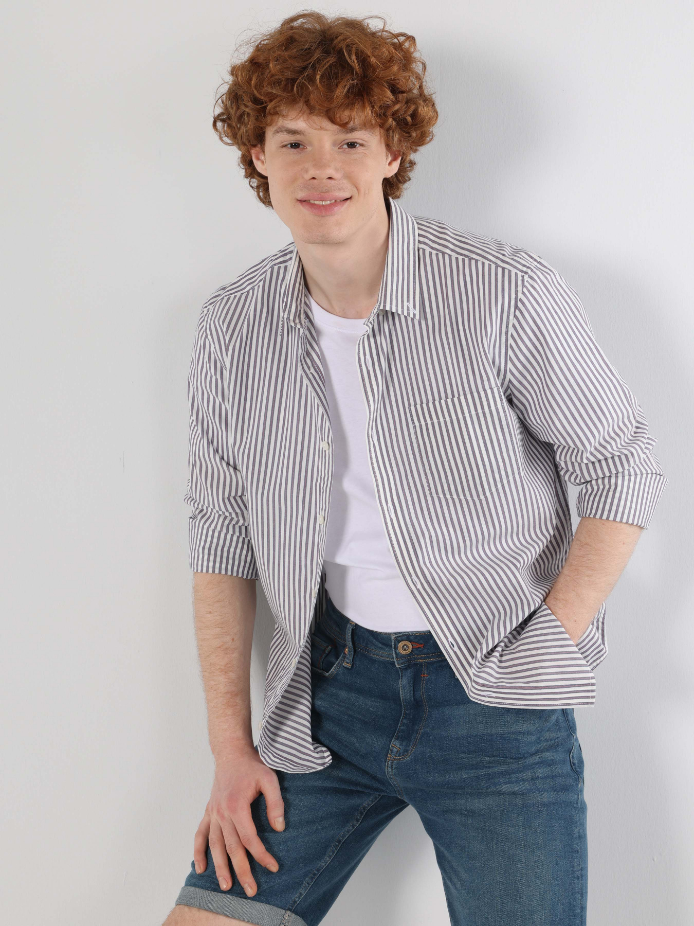 Сорочка Colin’s модель CL1062880WHT Фото