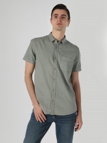 Рубашка повседневная Colin’s модель CL1063181OLG Рубашка повседневная Colin’s модель CL1063181OLG Фото