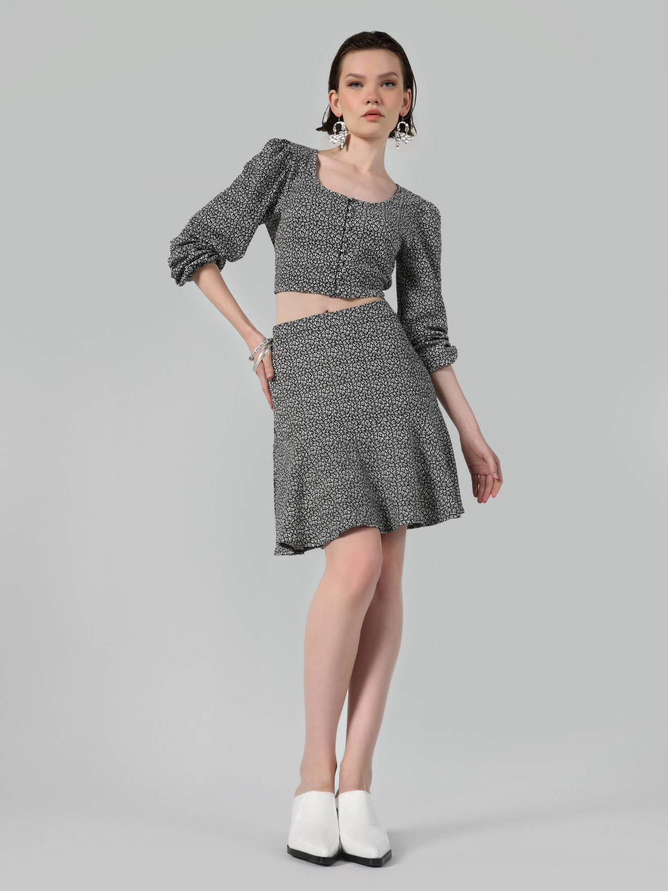 Спідниця міні Colin’s модель CL1063273BLK Фото