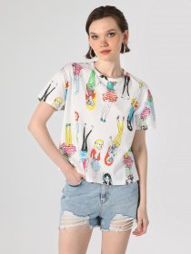 Футболка Colin’s модель CL1063291WHT Фото