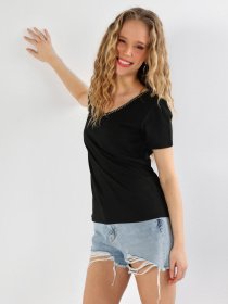 Футболка Colin’s модель CL1063419BLK Фото