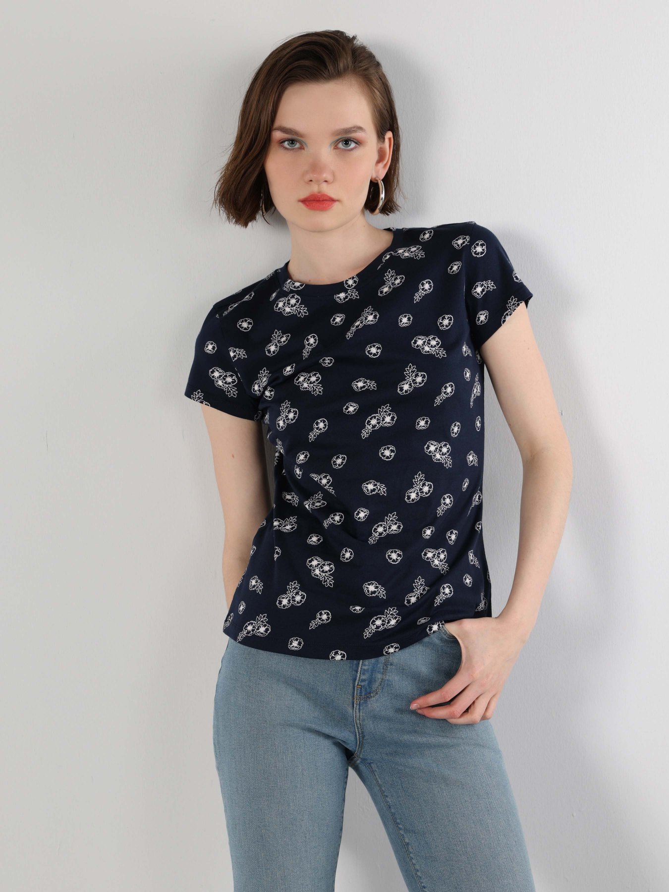 Футболка Colin’s модель CL1063446NAV Фото