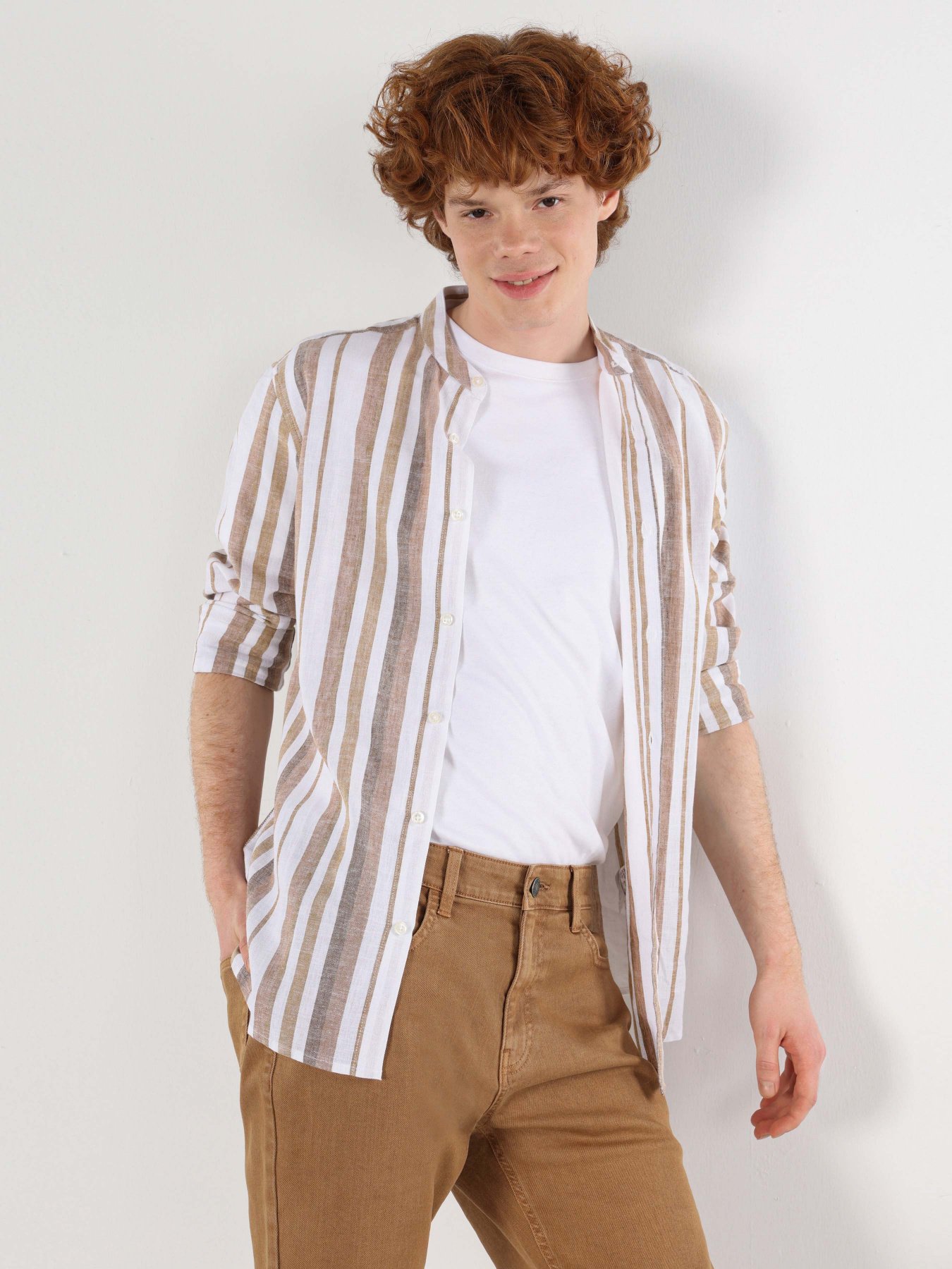 Сорочка повсякденна Colin’s модель CL1063704LBR Фото