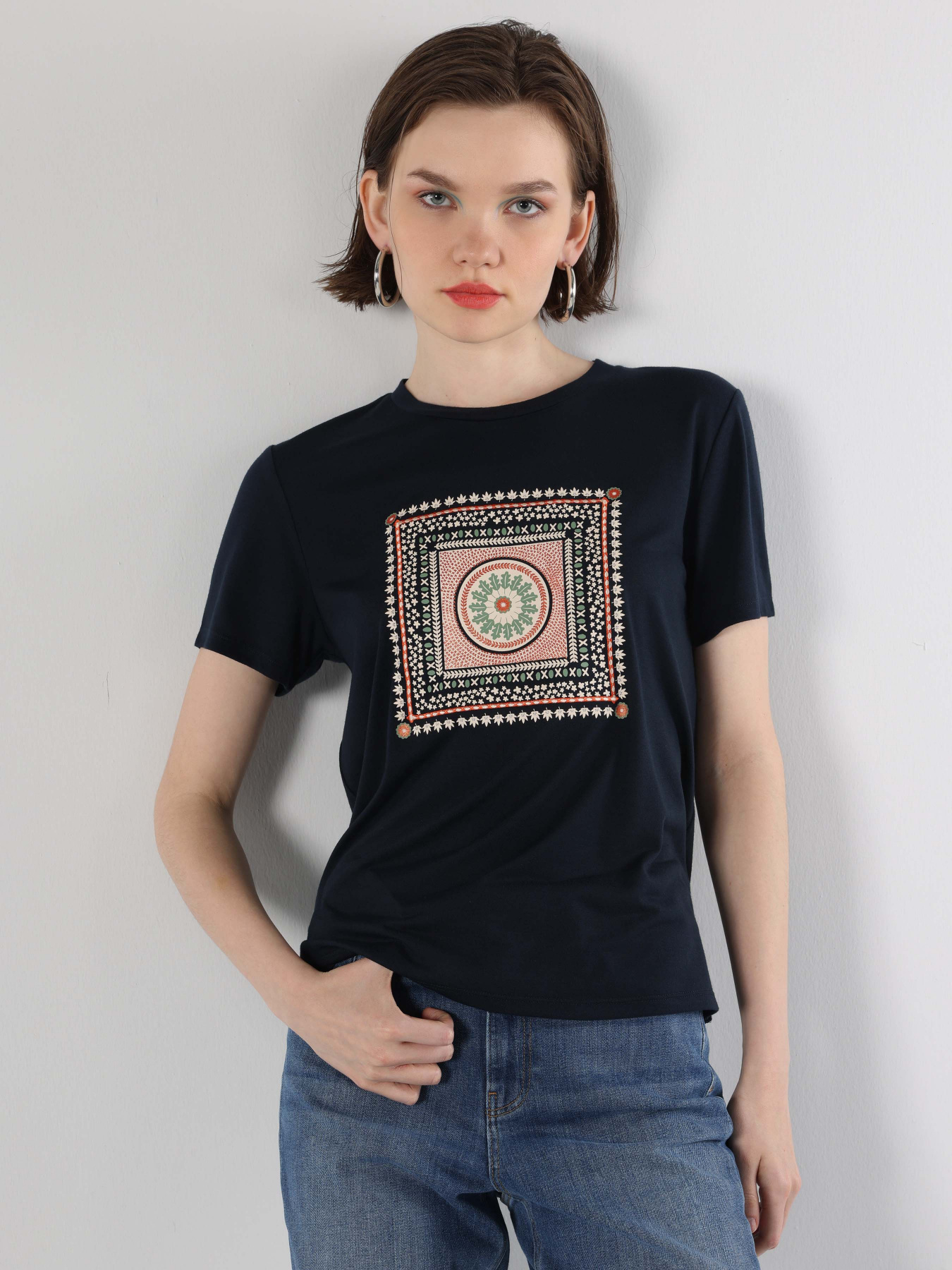 Футболка Colin’s модель CL1063807NAV Фото