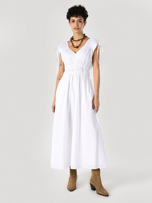 Сукня міді Colin’s модель CL1063971WHT Фото