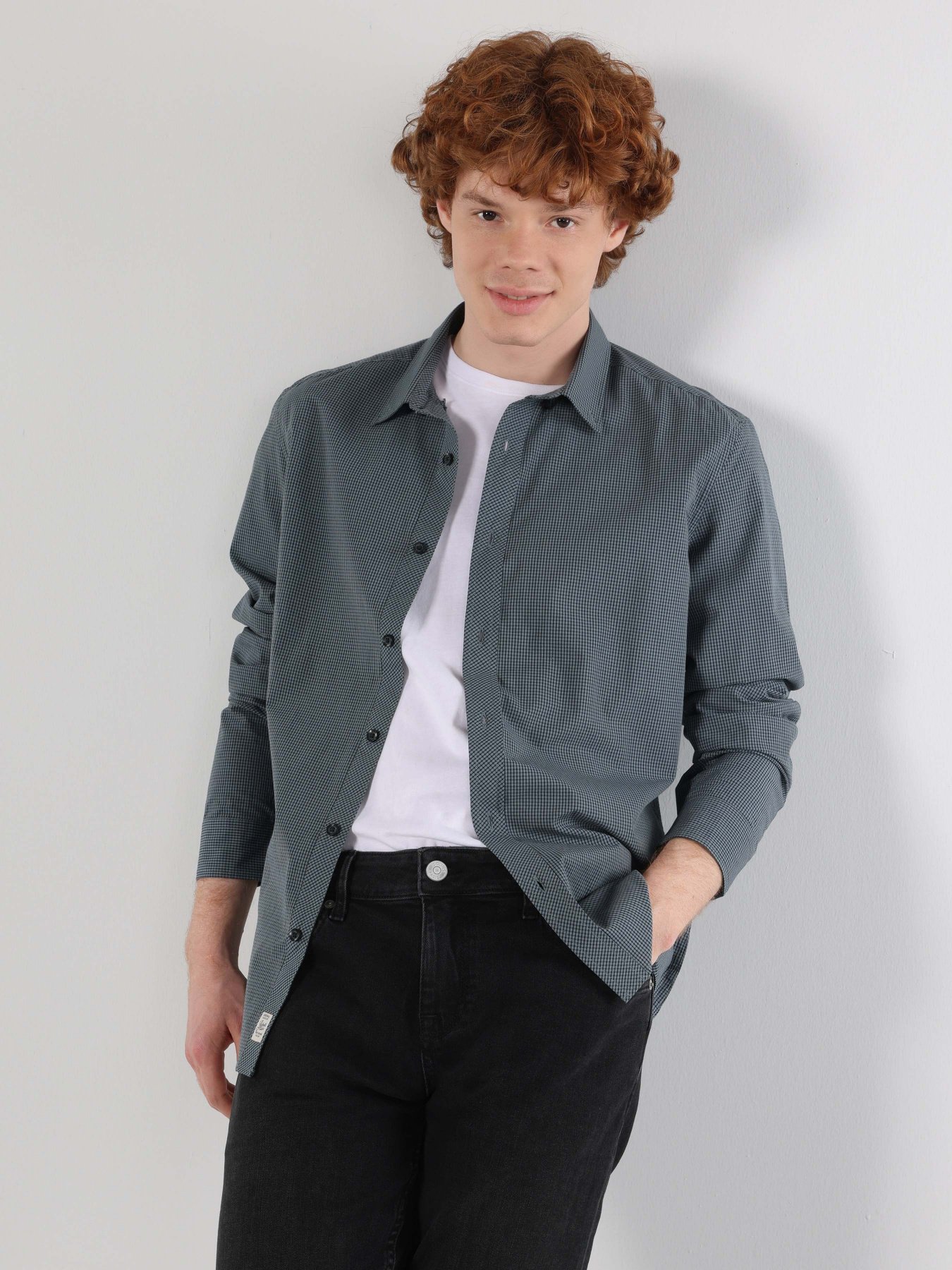 Сорочка Colin’s модель CL1064017PGR Фото