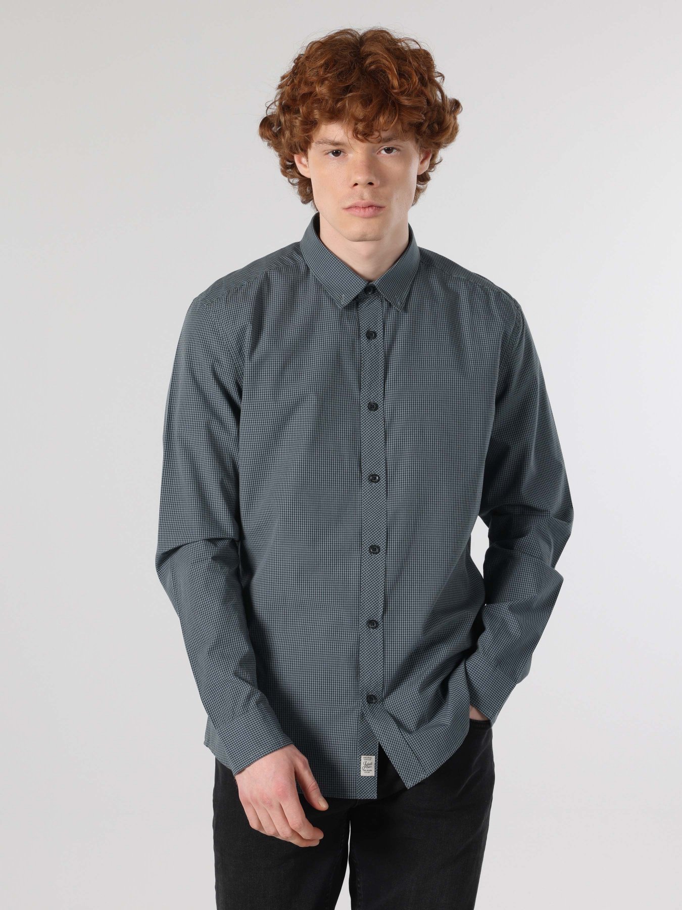 Сорочка Colin’s модель CL1064017PGR Фото