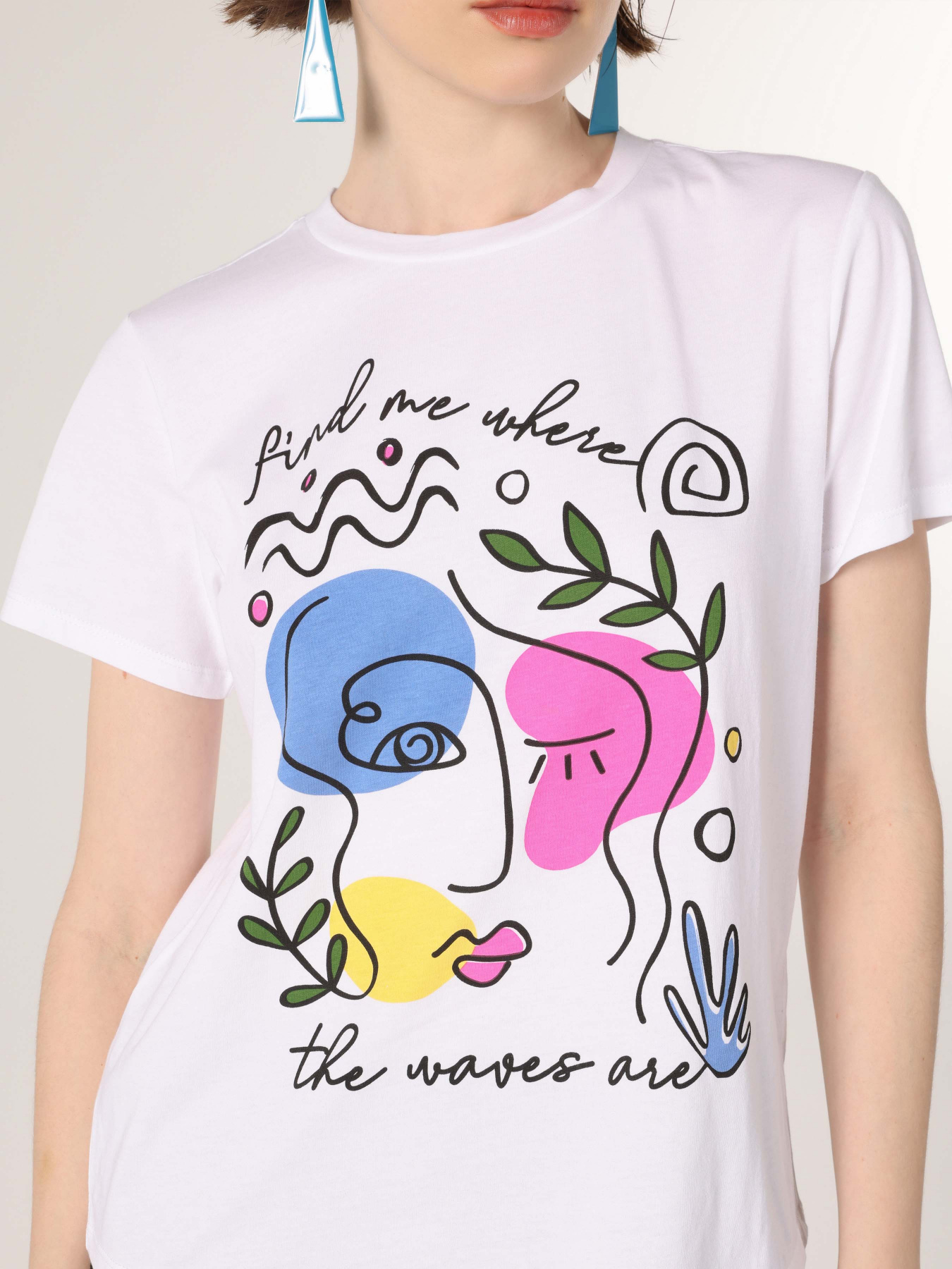 Футболка Colin’s модель CL1064068WHT Фото