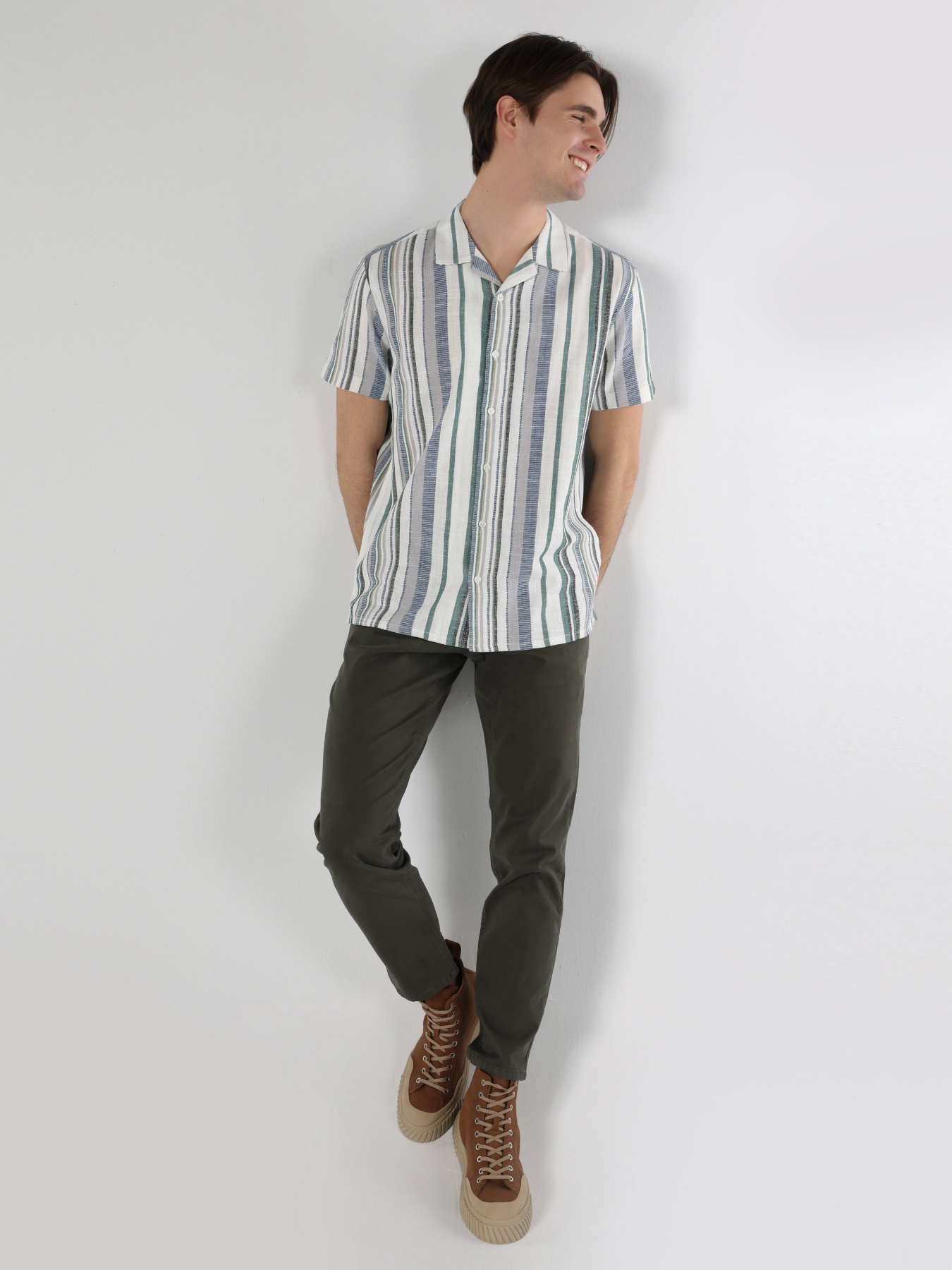 Сорочка Colin’s модель CL1064177GRN Фото