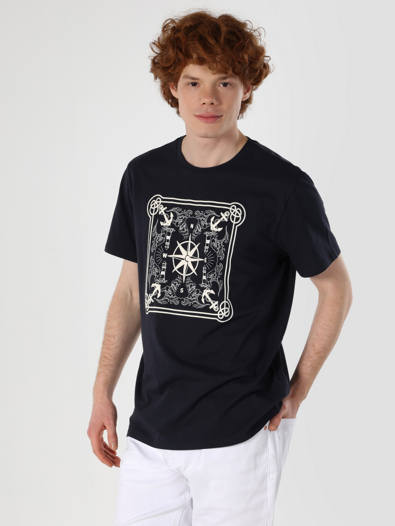 Футболка Colin’s модель CL1064347NAV Фото