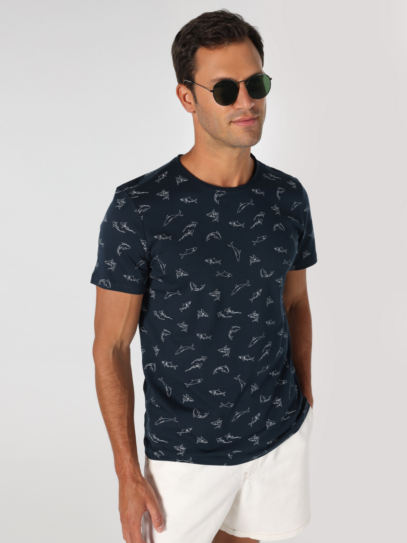 Футболка Colin’s модель CL1064349NAV Фото