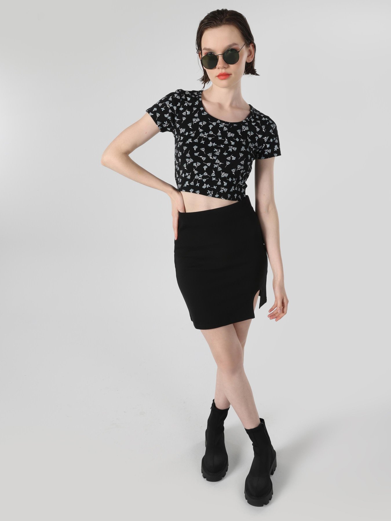 Юбка мини Colin’s модель CL1064487BLK Фото