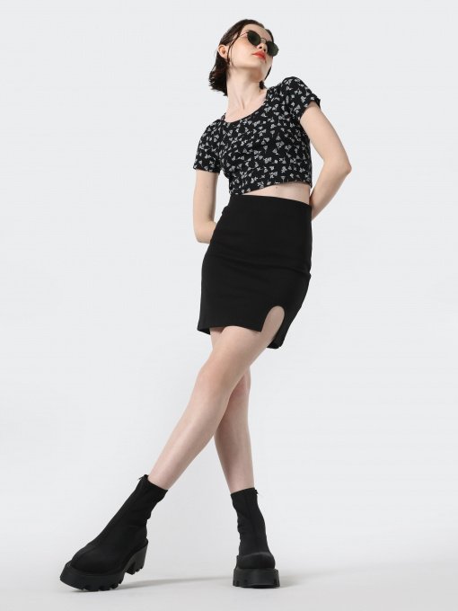 Спідниця міні Colin’s модель CL1064487BLK Фото