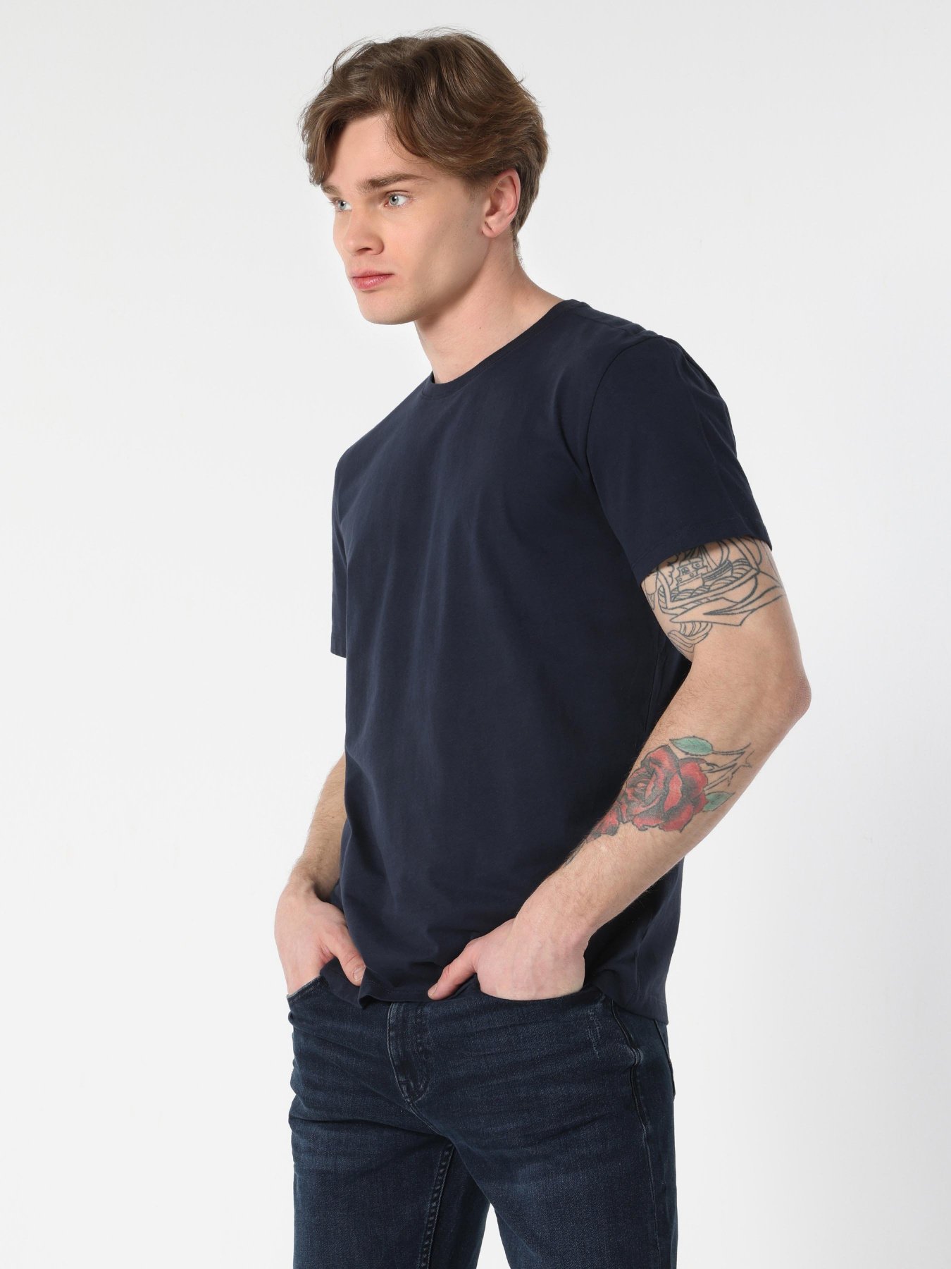 Футболка Colin’s модель CL1066598NAV Фото