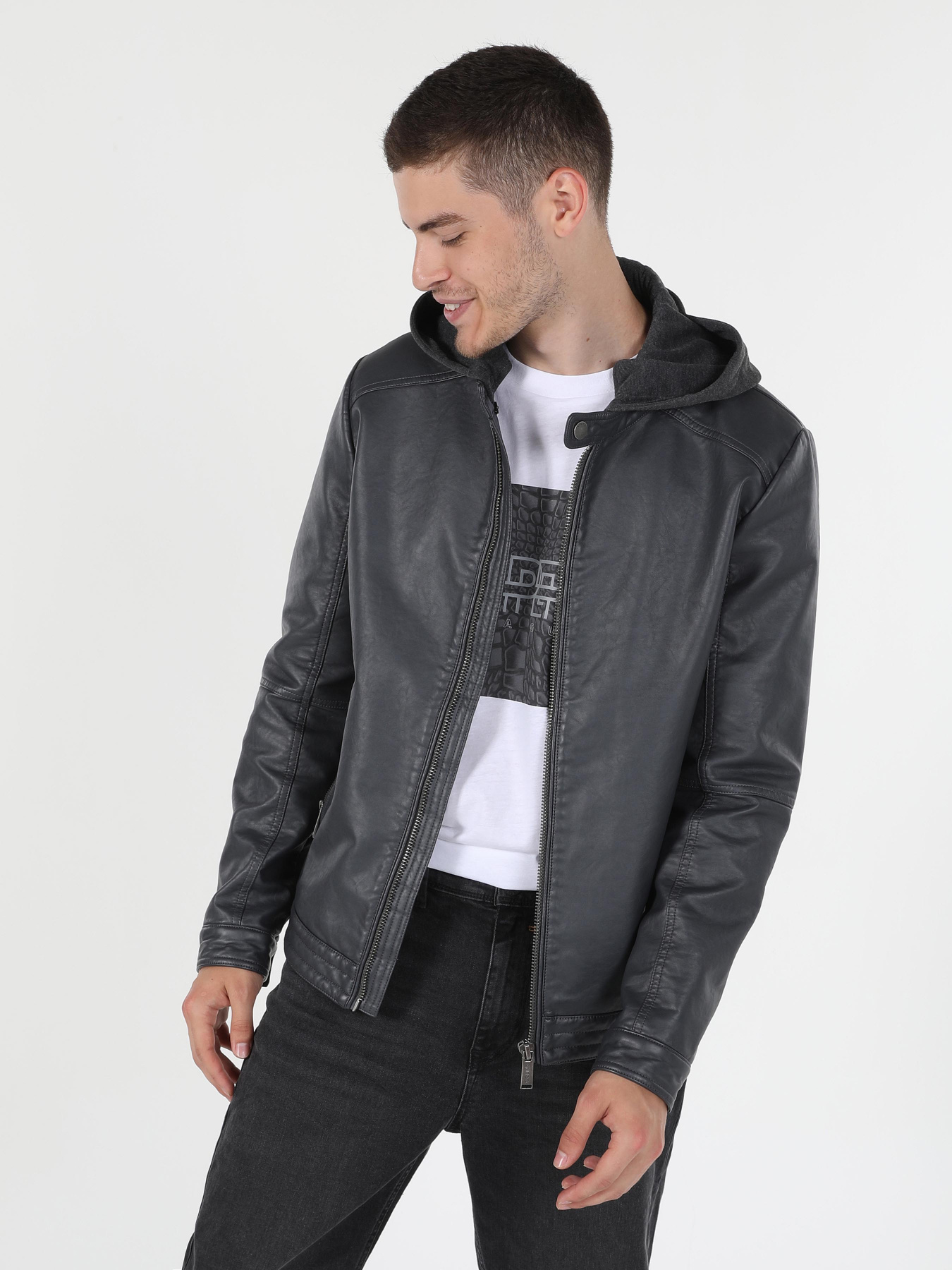 Демисезонная куртка Colin’s модель CL1054817GRA Фото