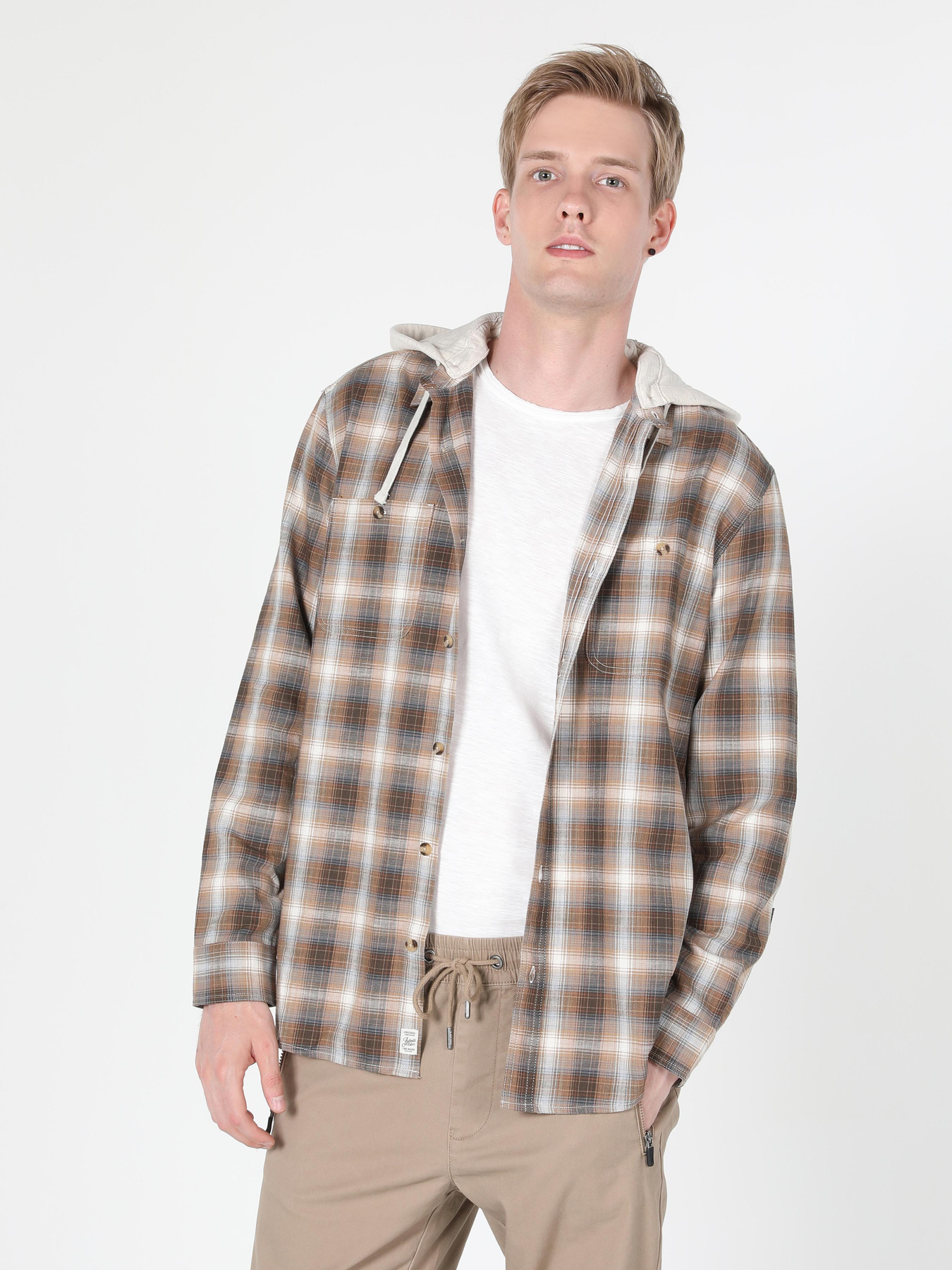 Сорочка Colin’s модель CL1059598BEI Фото