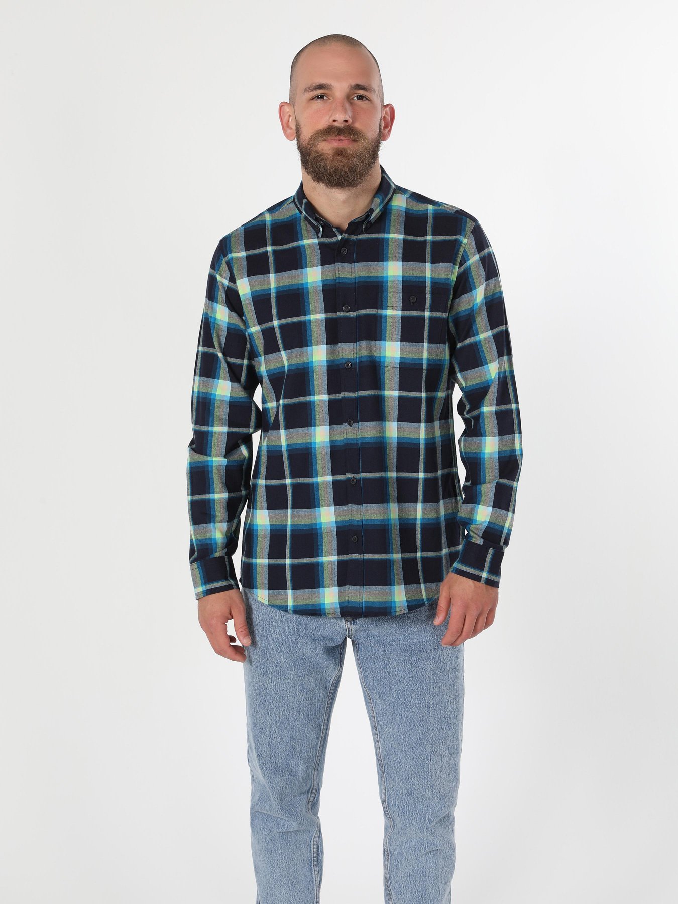 Рубашка Colin’s модель CL1059615NAV Фото