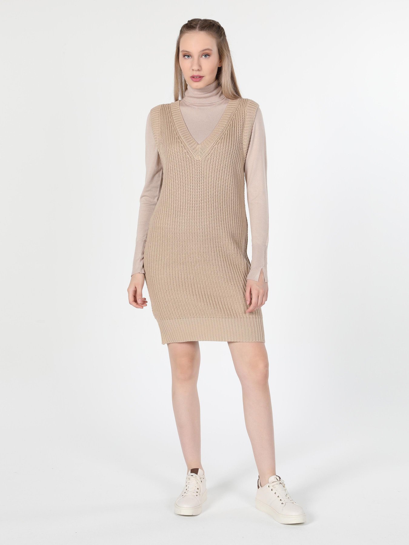 Платье мини Colin’s модель CL1059729BEI Фото