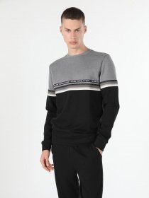 Свитшот Colin’s модель CL1059893BLK Фото