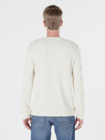 Лонгслив Colin’s модель CL1059906BEI Лонгслив Colin’s модель CL1059906BEI Фото