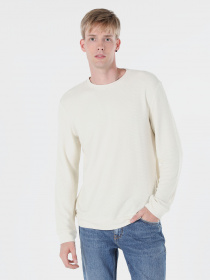 Лонгслив Colin’s модель CL1059906BEI Лонгслив Colin’s модель CL1059906BEI Фото