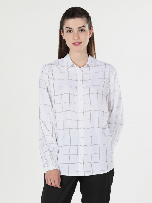 Рубашка повседневная Colin’s модель CL1060019WHT Фото