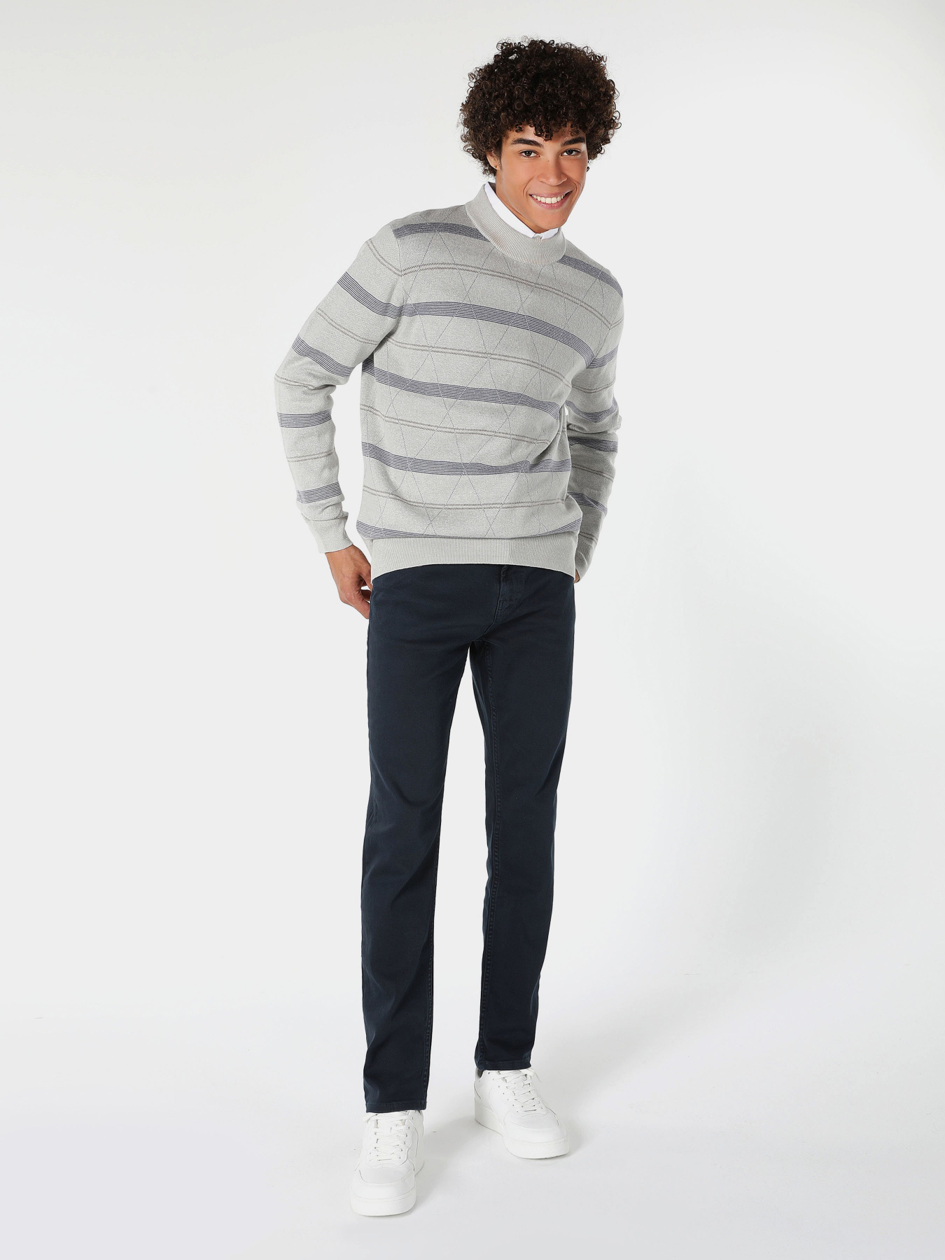 Джемпер Colin’s модель CL1060094LGM Фото