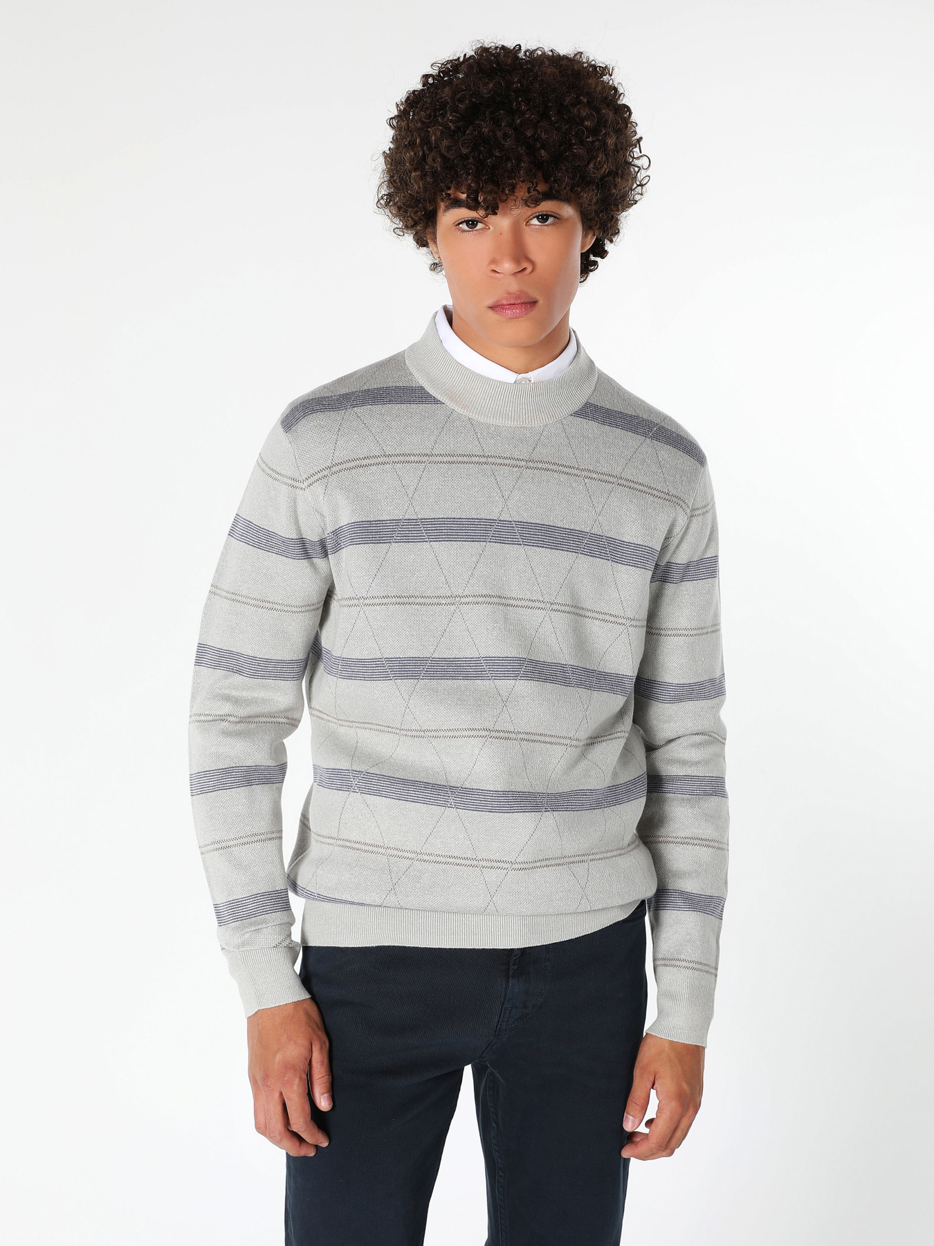 Джемпер Colin’s модель CL1060094LGM Фото