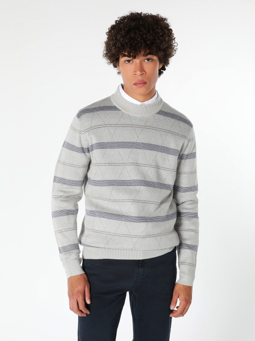 Джемпер Colin’s модель CL1060094LGM Фото